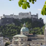 Die Stadt Salzburg mit der Festung Hohensalzburg