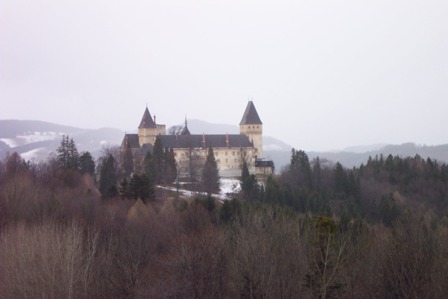 Burg Wartenstein im Nebel
