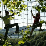 Teambuilding im Hochseilgarten